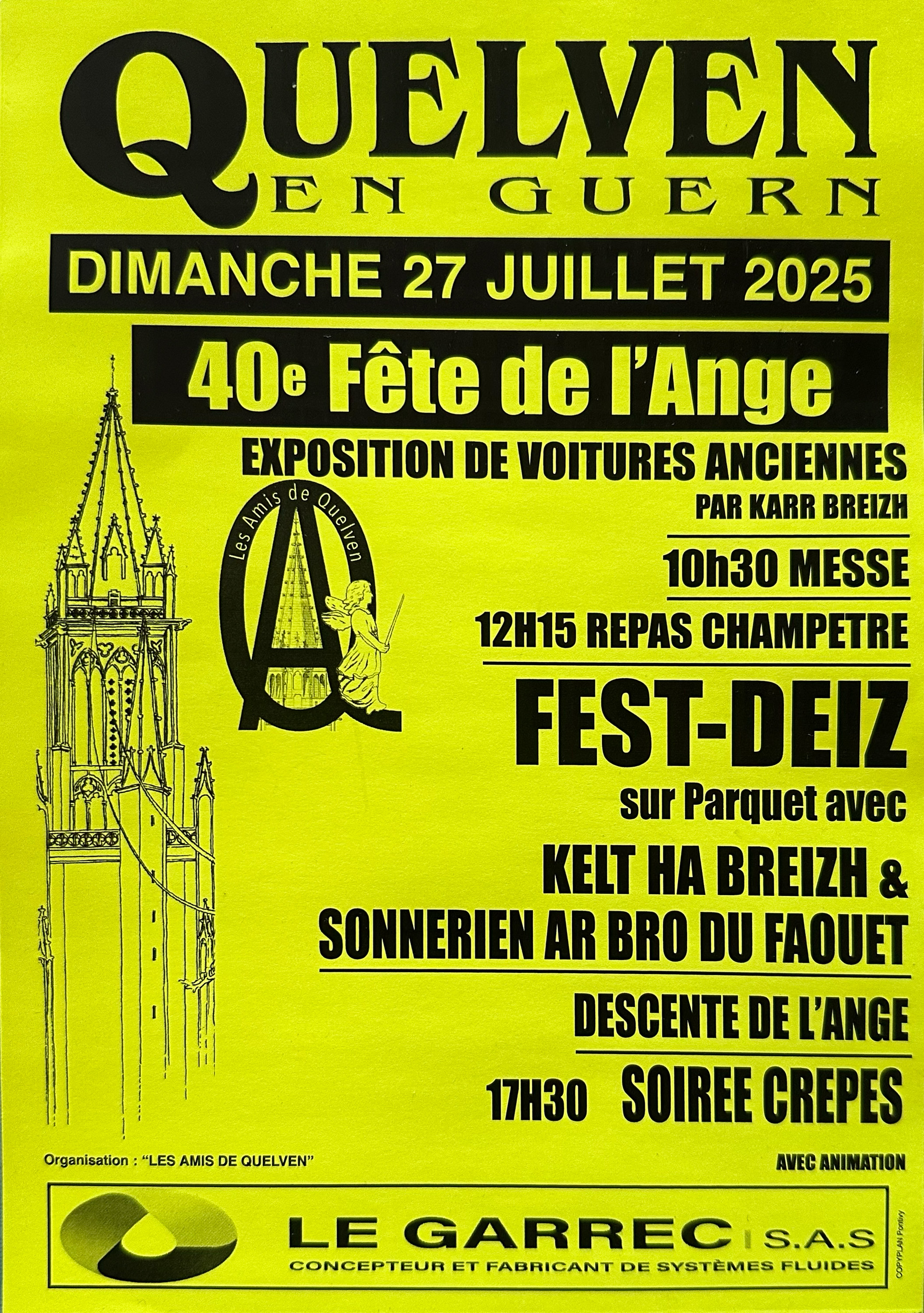  fête de l'Ange, quelven, morbihan, bretagne, fête, 15 aout, association 